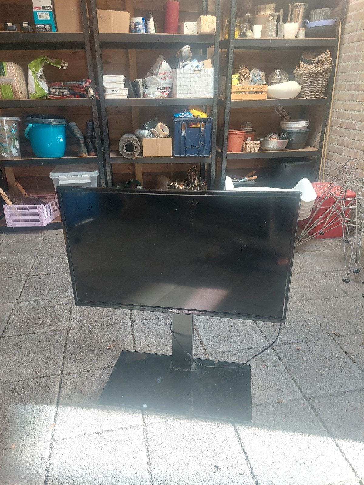Gebruikte TV met standaard, Ophalen, Gebruikt, 80 tot 100 cm