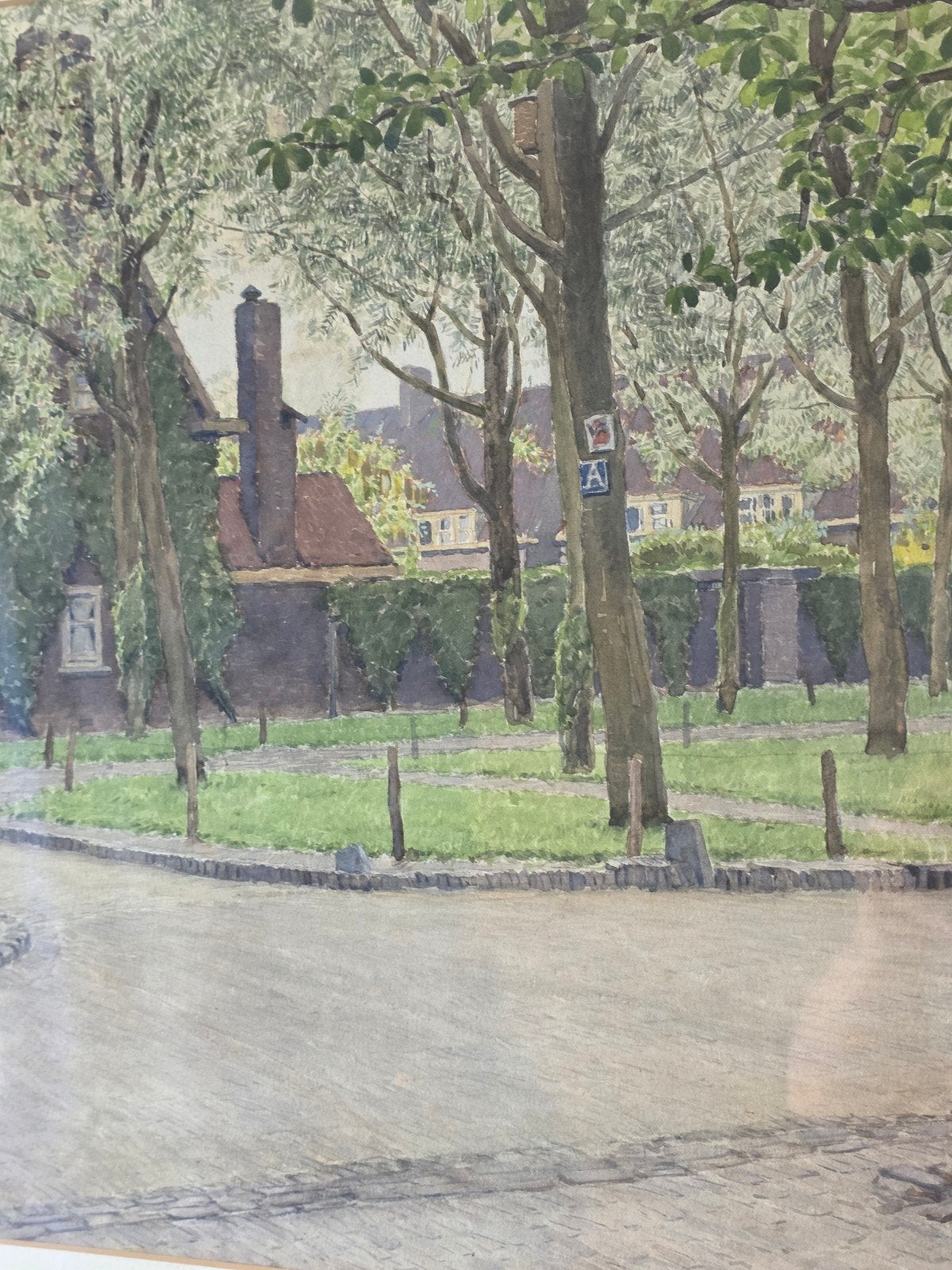 willem Witjens gezicht op Vreewijk, Antiek en Kunst, Ophalen of Verzenden