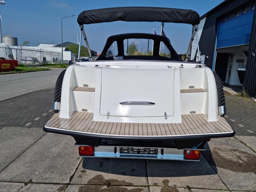 Beauty 630 tender occasion!, Watersport en Boten, Sloepen, Gebruikt, Tender, Biminitop, Benzine, Polyester, Buitenboordmotor, Ophalen of Verzenden