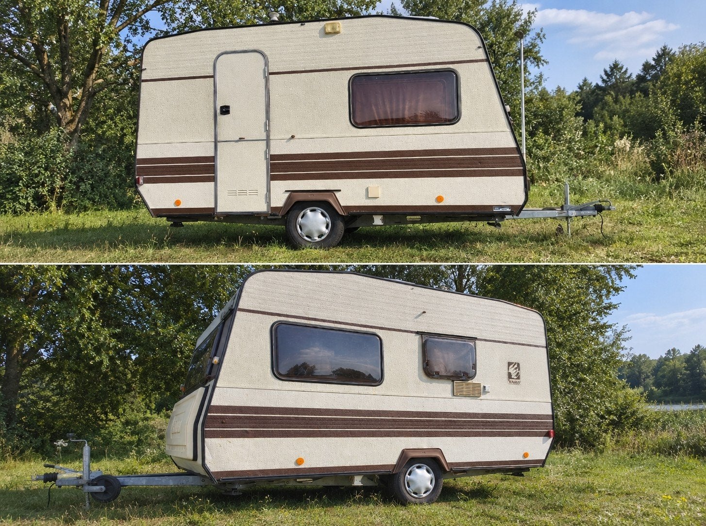 leuke Knaus sudwind met karakter en voortent., Caravans en Kamperen, Standaardzit, Tot en met 3, Particulier, 500 - 750 kg