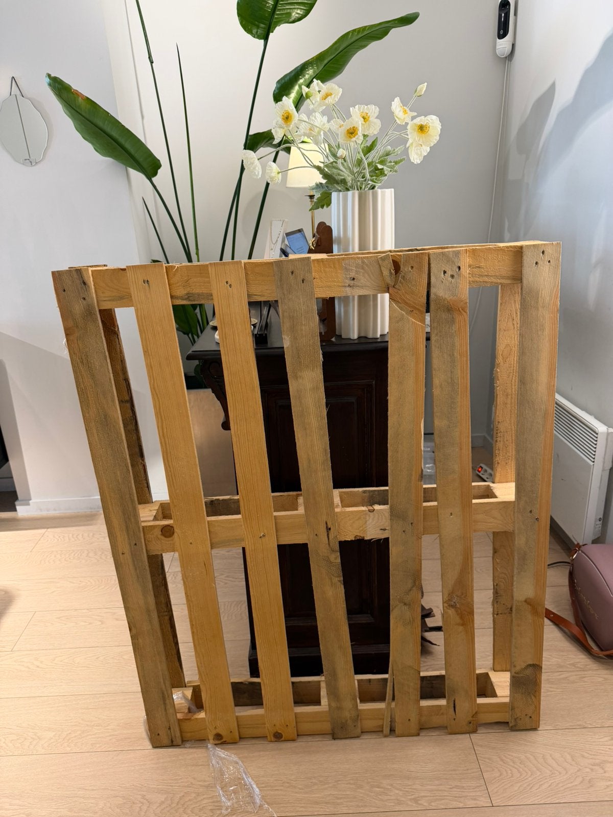Houten Pallet, Ophalen, Gebruikt, 50 mm of meer, Minder dan 200 cm