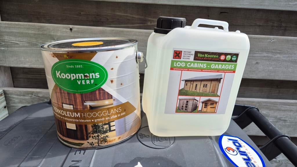 Perkoleum hoogglans en impregneermiddel, Ophalen, Nieuw