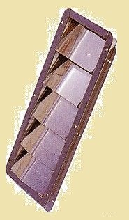 078131 Louvre ventilatieroosters RVS. 305x87x27 mm. € 32,95, Ophalen of Verzenden, Nieuw, Motor en Techniek