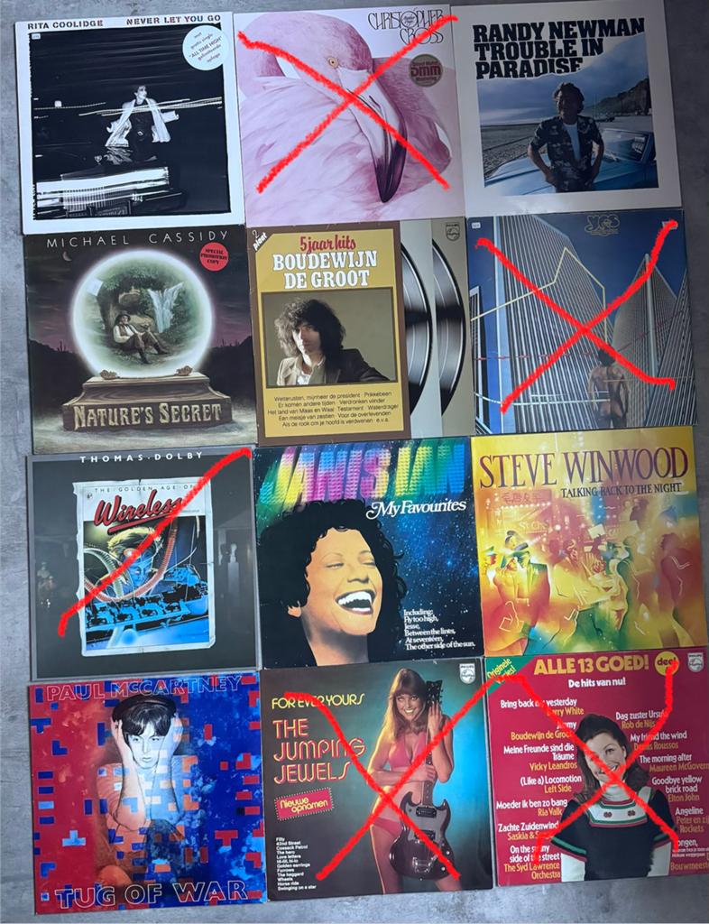 LP's - Diverse artiesten & genres - MOET NU WEG!, Gebruikt, 1980 - 1989, Ophalen of Verzenden, Complilatie