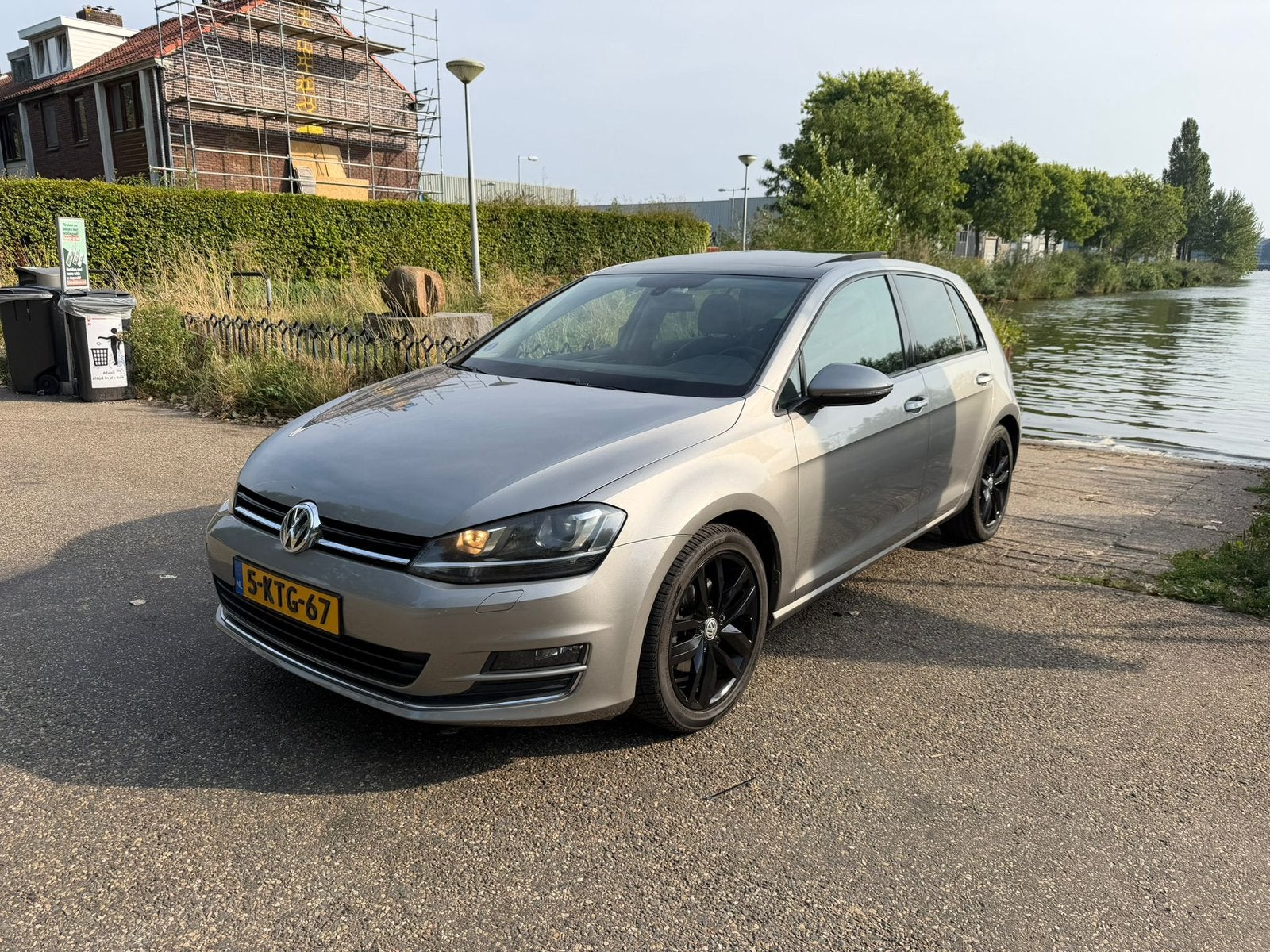 Volkswagen Golf 1.4 TSI 103KW DSG 2013 Grijs, Auto's, 4 cilinders, Origineel Nederlands, 650 kg, 1216 kg