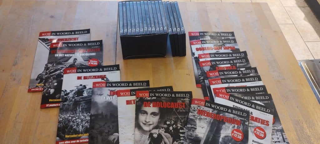 Complete set WOII in woord & beeld, dvd's en magazines, Boeken, Oorlog en Militair, Ophalen of Verzenden, Tweede Wereldoorlog