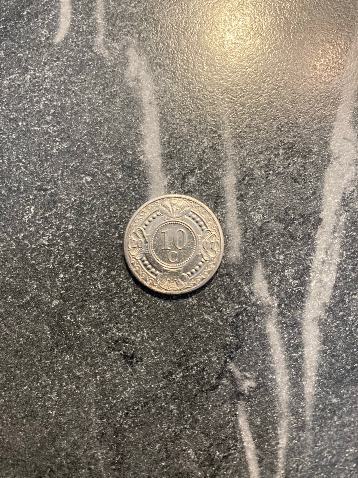 Zeldzame 10 cent munt Nederlandse Antillen 1967, Postzegels en Munten, Munten | Nederland, Ophalen of Verzenden, Koningin Juliana