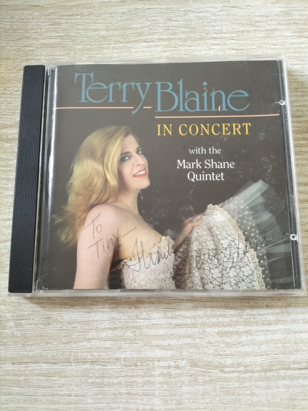 Terry Blaine - in concert (gesigneerd), Ophalen of Verzenden
