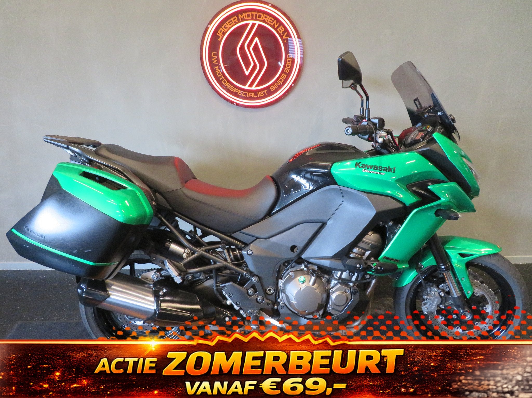 Kawasaki VERSYS 1000 ABS KTRC KOFFERS (bj 2015), Bedrijf, Sport
