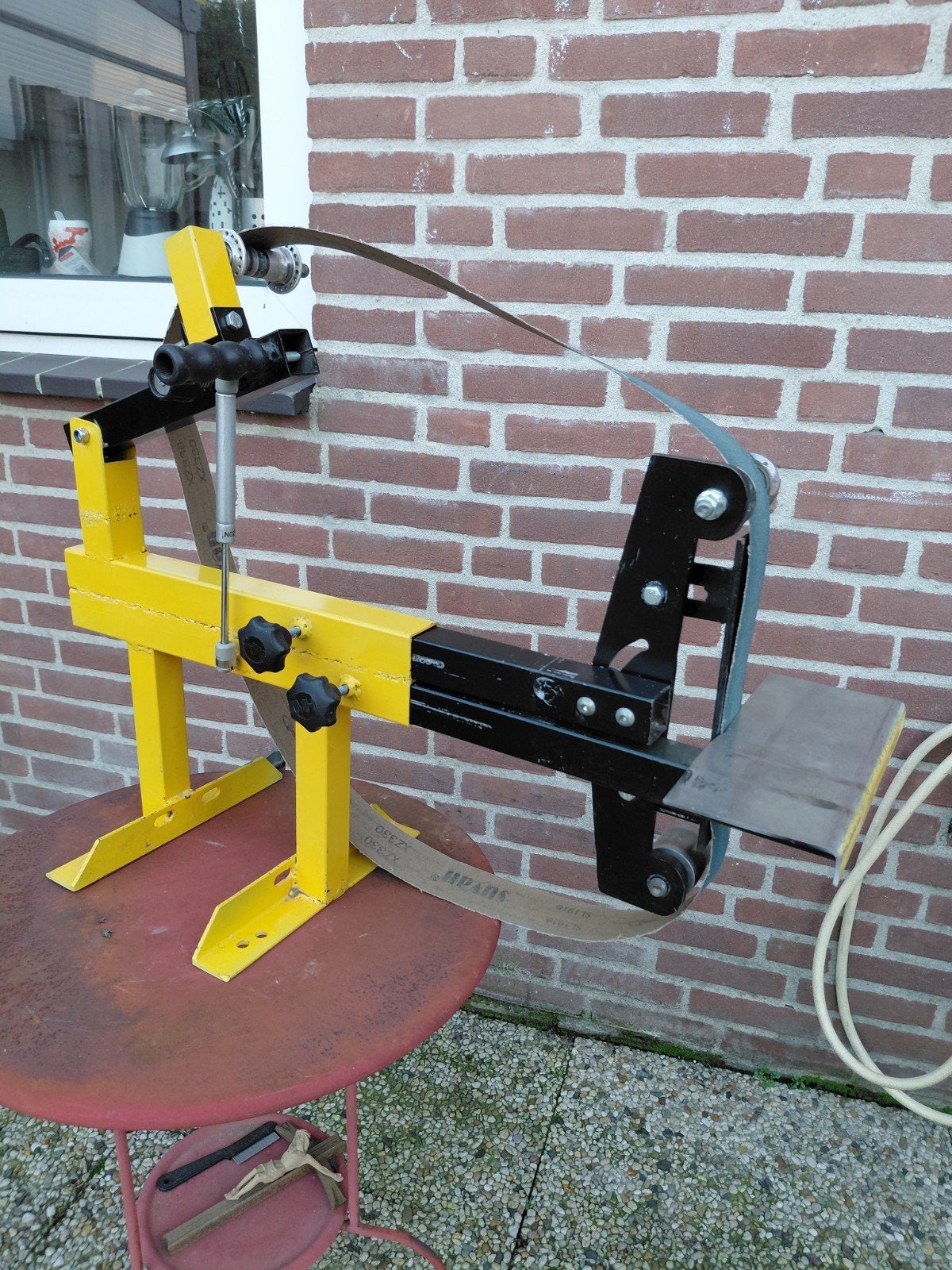 Belt Grinder 2x72 Complete Chassis, Ophalen, Zo goed als nieuw, 1200 watt of meer