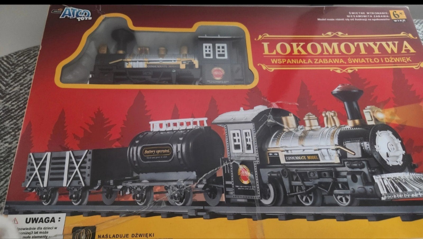 Nieuwe Speelgoed Trein Locomotief met Licht en Geluid, Ophalen of Verzenden, Nieuw
