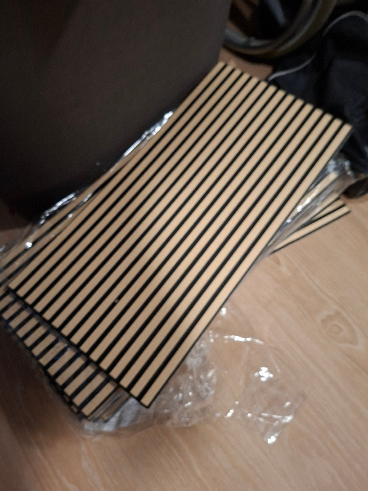 Akoestische wandpanelen - Houtlook 20stuks, Nieuw, Bruin, Modern, Ophalen