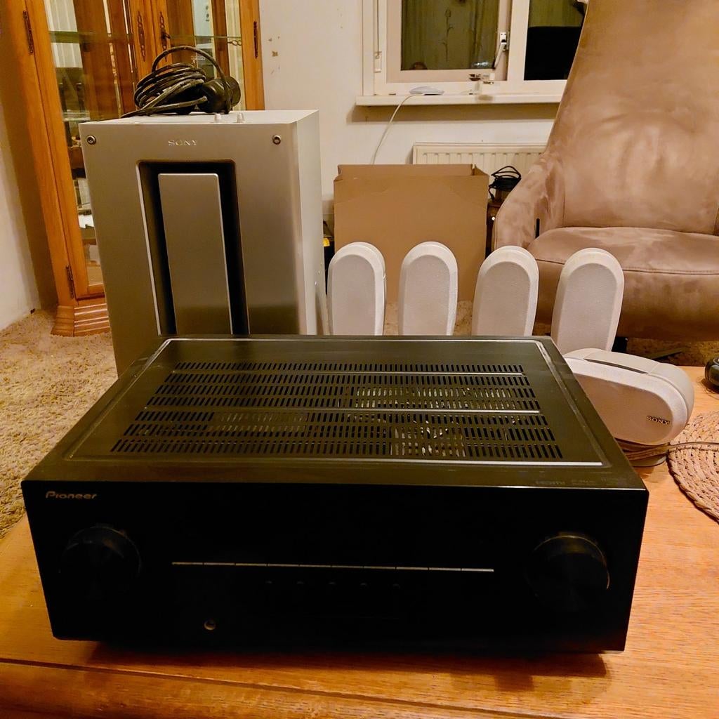 Dolby surroundset en een versterker, Ophalen