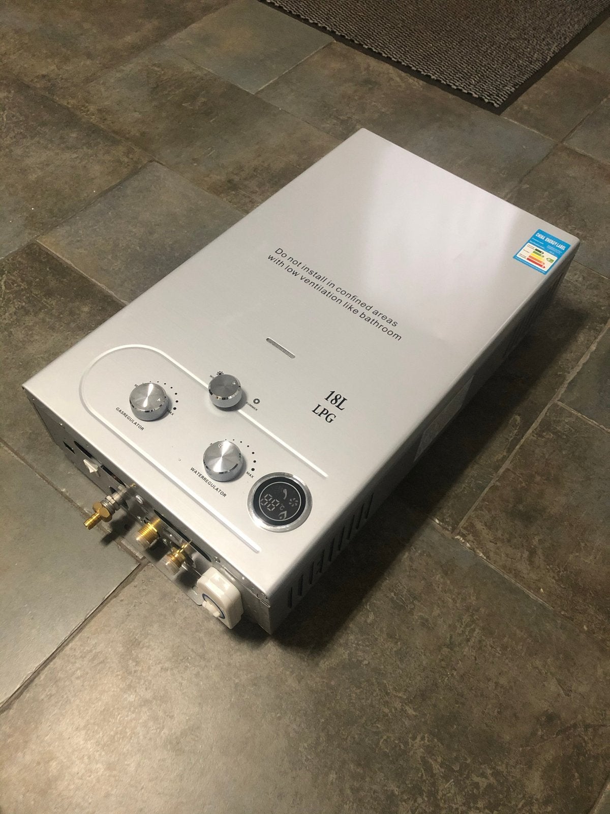 18L Propaan Butaan LPG Geiser Camping zonder waakvlam Gas, ., Ophalen of Verzenden, Minder dan 20 liter, .