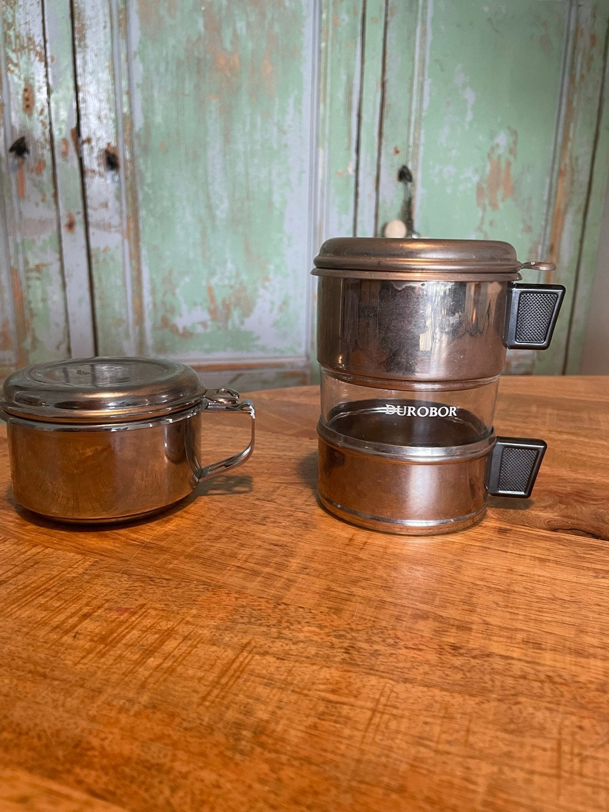 Vintage Durobor koffiezetter - jaren '60/'70, Gebruikt, Overige modellen, Gemalen koffie, Ophalen of Verzenden
