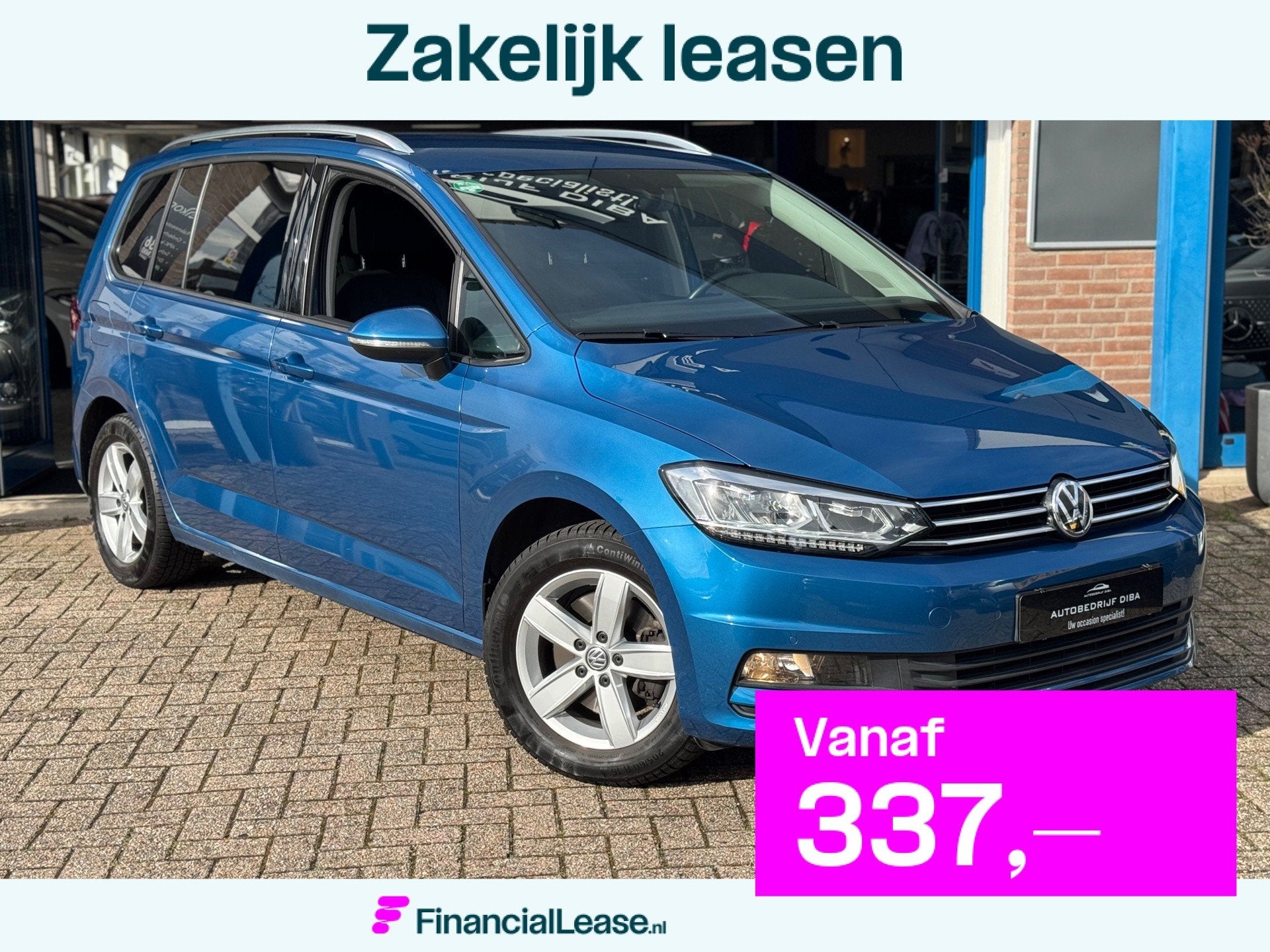 Volkswagen Touran 1.5 TSI Comfortline 2019 NAVI AIRCO Trekh!, Voorwielaandrijving, Dealer onderhouden, Stof, 4 cilinders
