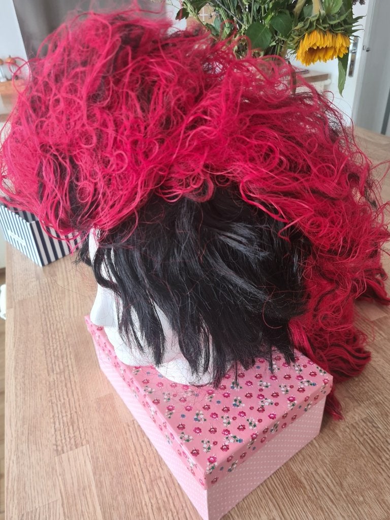 Pruik - Punk - Apart !, Ophalen of Verzenden, Zo goed als nieuw, Carnaval, Accessoires
