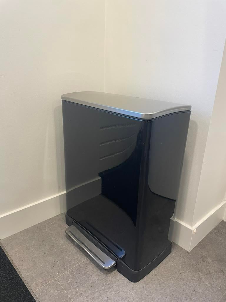 Prullenbak afvalbak EKO E-Cube Pedaalemmer 50L, Ophalen, Gebruikt