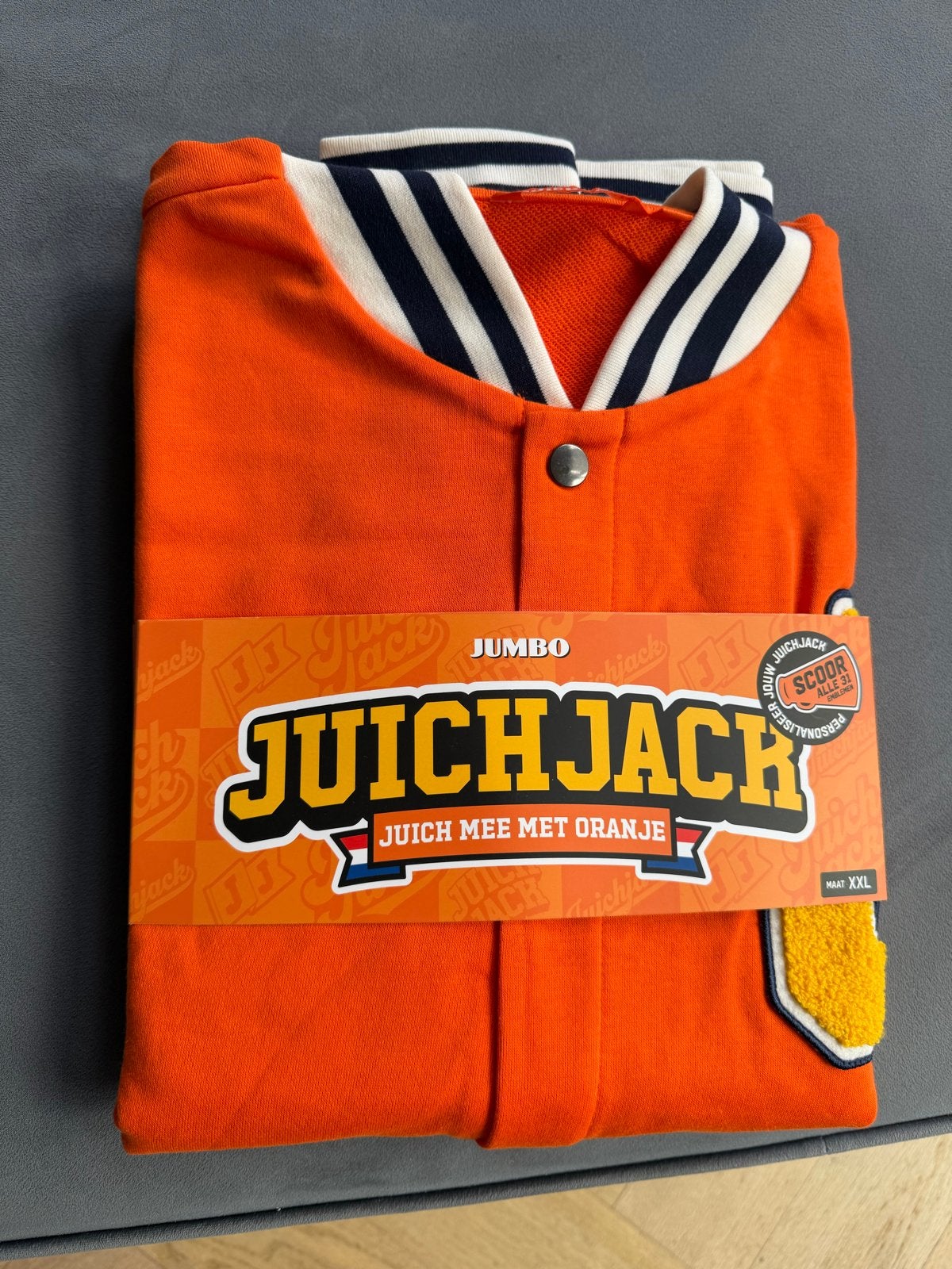 Jumbo Juichjack Oranje Maat XXL - Nieuw, Ophalen of Verzenden, Nieuw, Overige maten, Oranje
