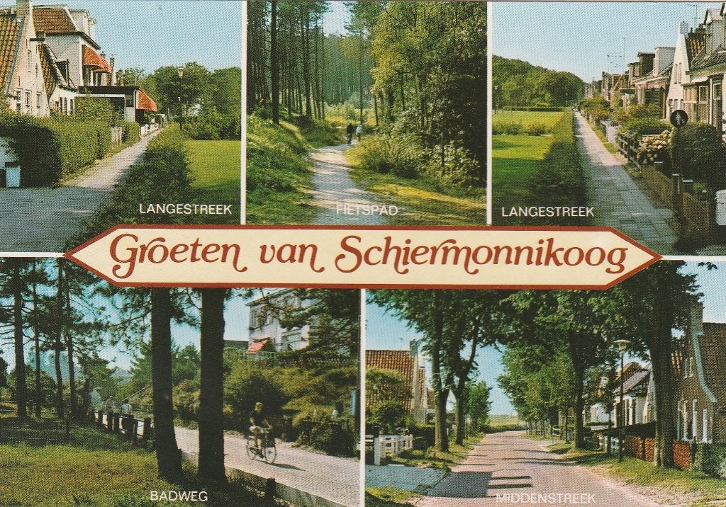 SCHIERMONNIKOOG Langestreek Badweg Middenstreek Groeten, Verzenden, 1980 tot heden, Gelopen, Waddeneilanden