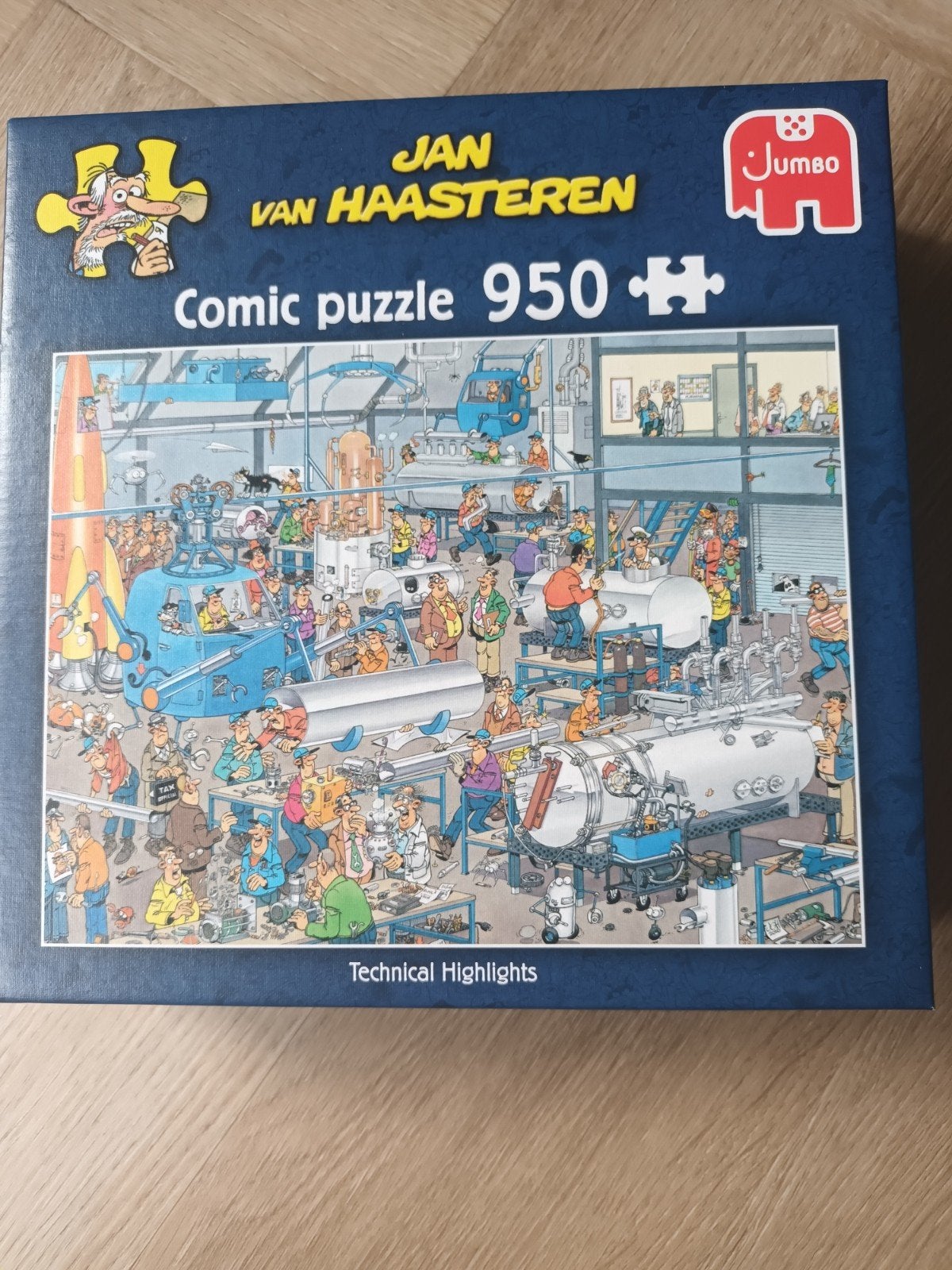 jan van haasteren puzzel 950 stukjes, Ophalen, 500 t/m 1500 stukjes, Zo goed als nieuw