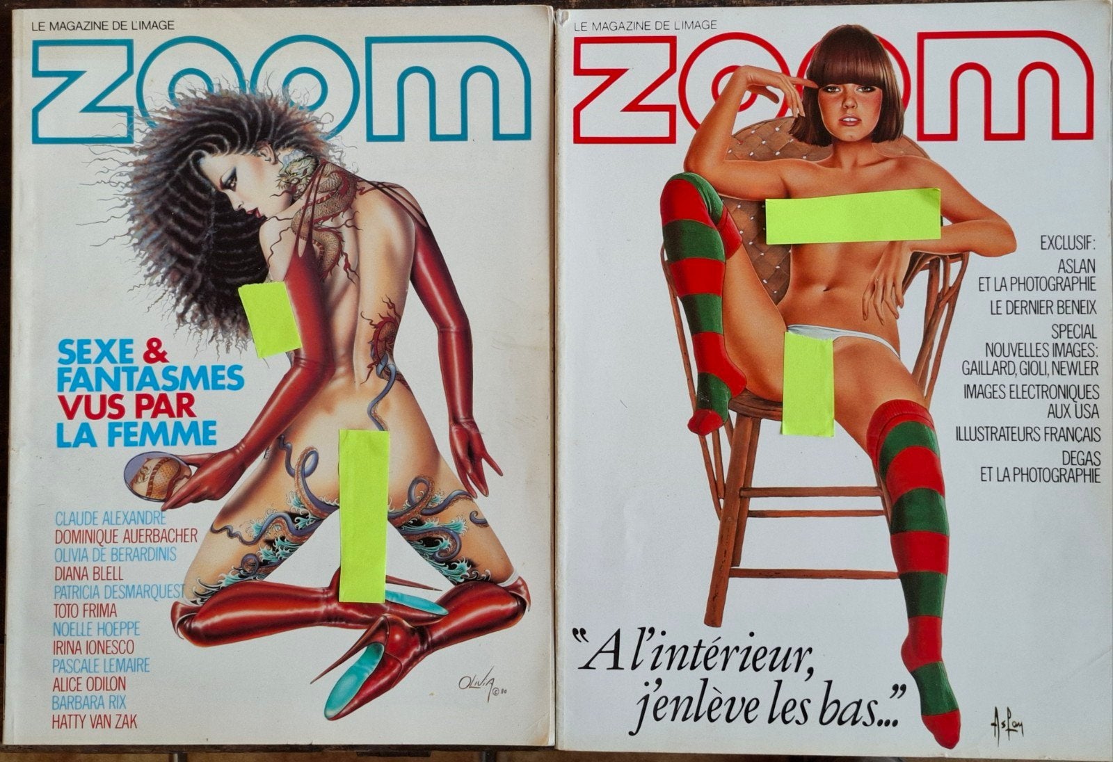 ZOOM. Franstalig magazine. '82 & '83. *Zie tekst., Ophalen, Gelezen, Overige typen