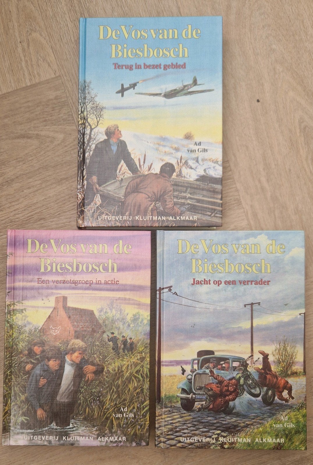 De Vos van de Biesbosch - 3-delige serie van Ad van Gils, Boeken, Ophalen of Verzenden, Gelezen, Ad van Gils, Fictie algemeen