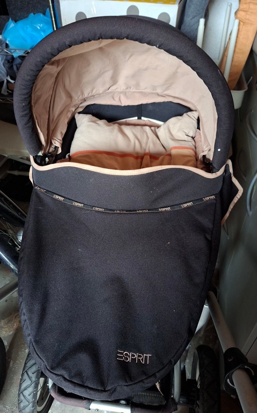 Espirit-kinderwagen, speelmat en slaapstoeltje, Gebruikt, Combiwagen, Met reiswieg, Ophalen
