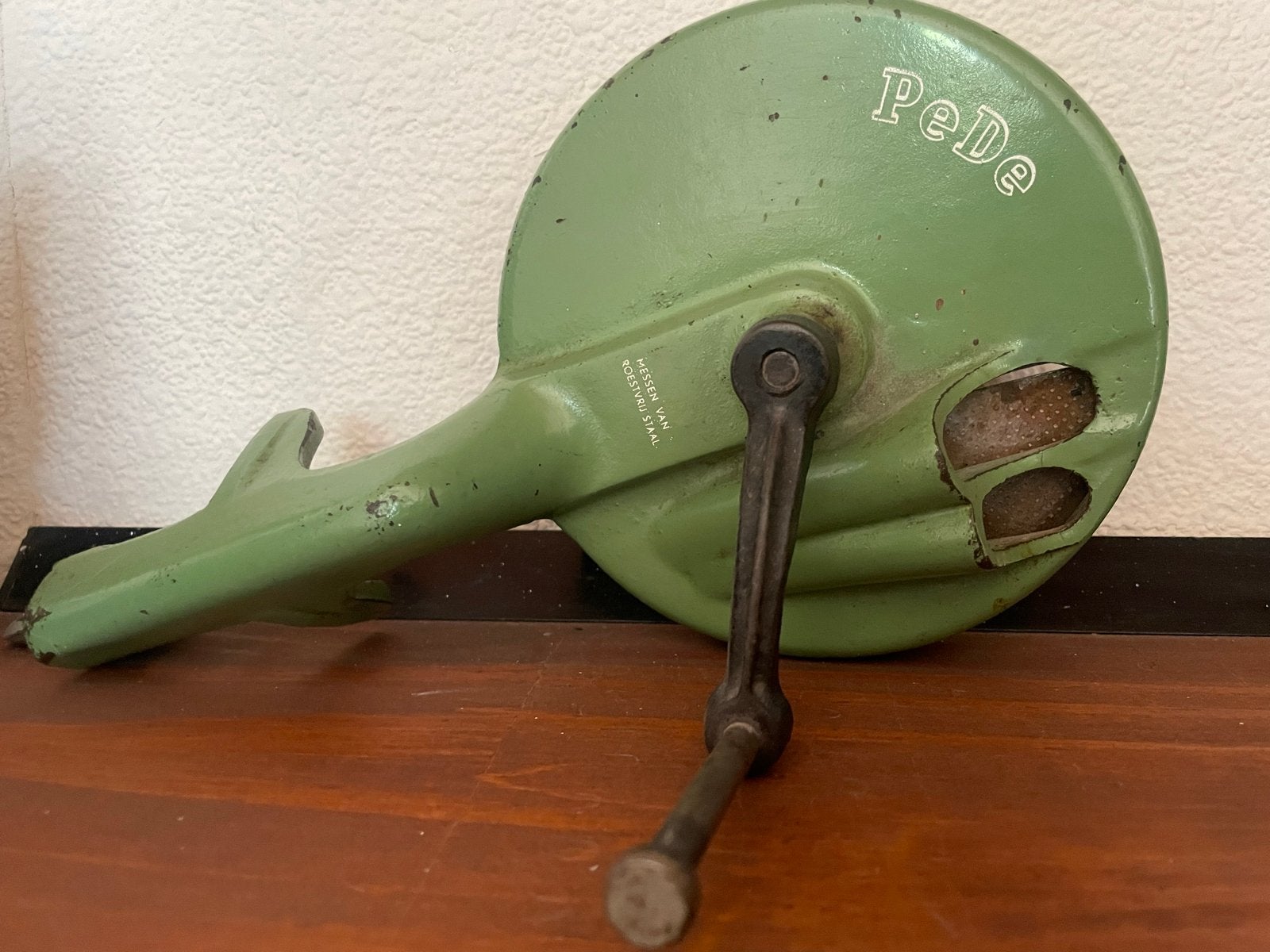 Vintage PeDe Bonenmolen - Groen, Ophalen of Verzenden