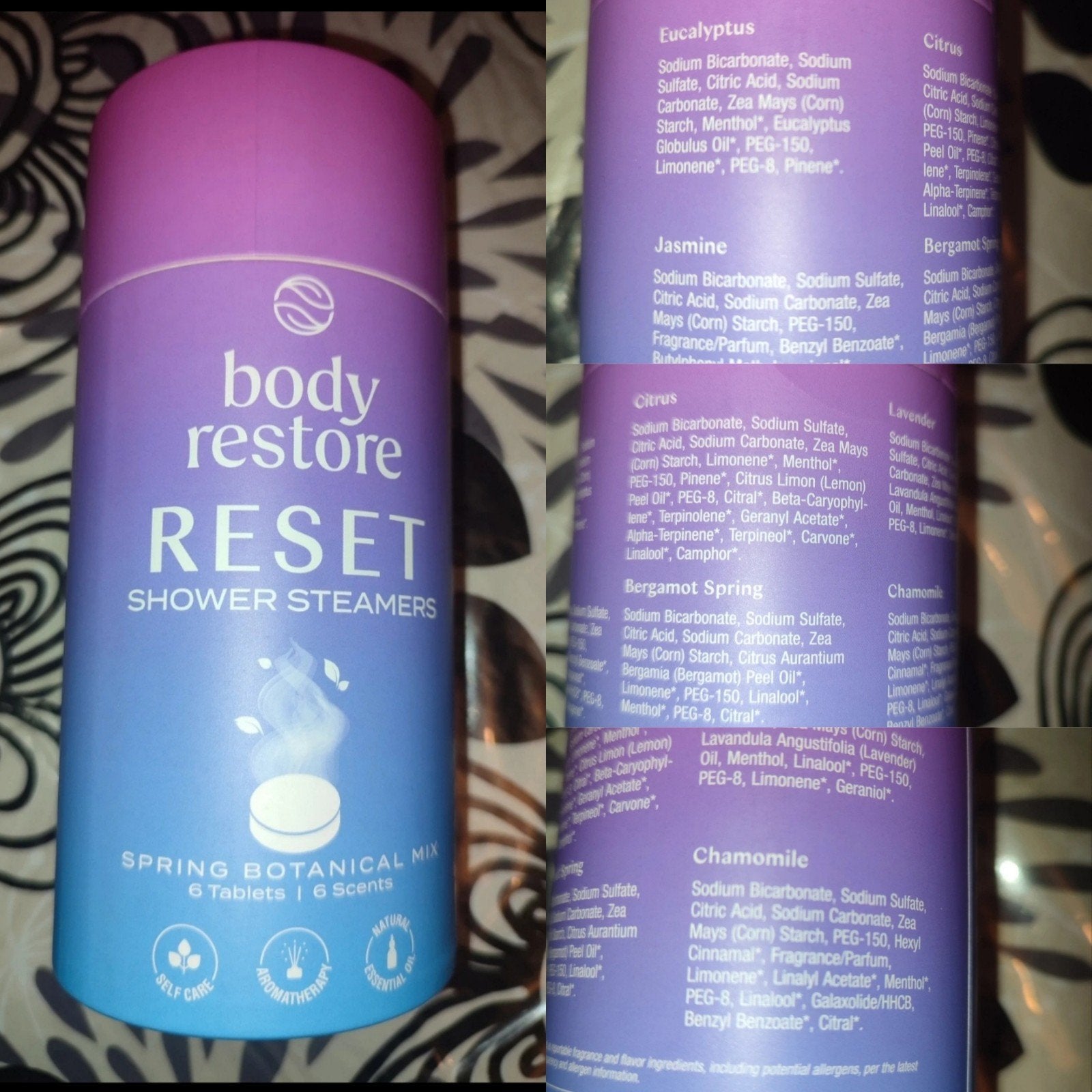 Body Restore RESET Shower Steamers - 6 Tabletten, 6 Geuren, Ophalen of Verzenden, Nieuw, Bad & Douche