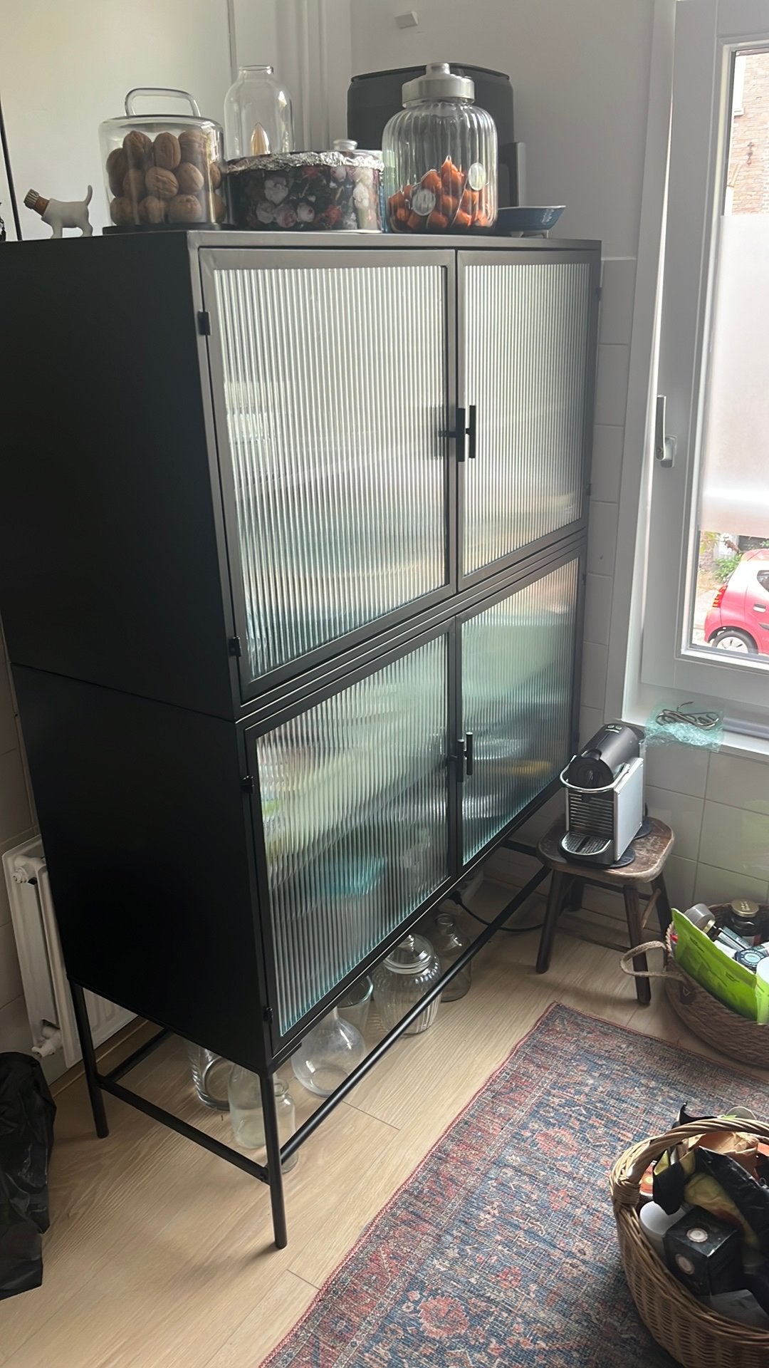 2x Memphis dressoir, Ophalen, Zo goed als nieuw, 25 tot 50 cm, Metaal