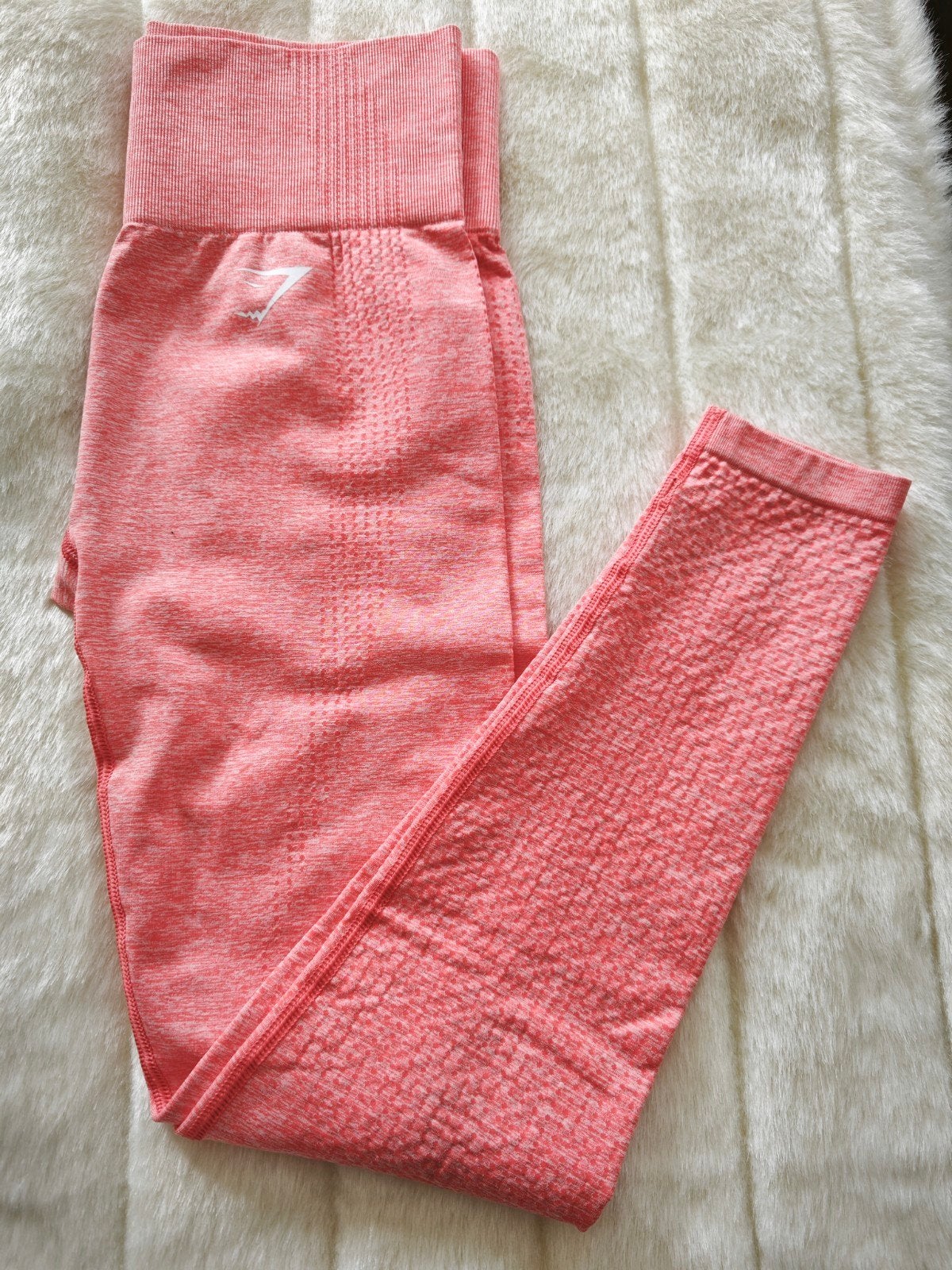 Gymshark Seamless Legging - Koraalrood, Maat 38/40 (M), Ophalen of Verzenden, Roze, Gymshark