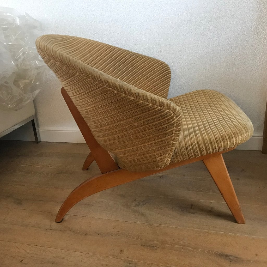 Artifort Organic Easy chair Theo Ruth 1950 vintage fauteuil, Gebruikt, 75 tot 100 cm, Ophalen of Verzenden, Nvt