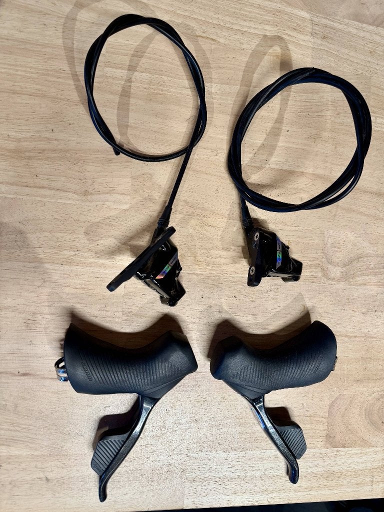 SRAM Force AXS shifters + remklauwen (type D2), Fietsen en Brommers, Sram Force, Overige materialen, Ophalen of Verzenden, Zo goed als nieuw