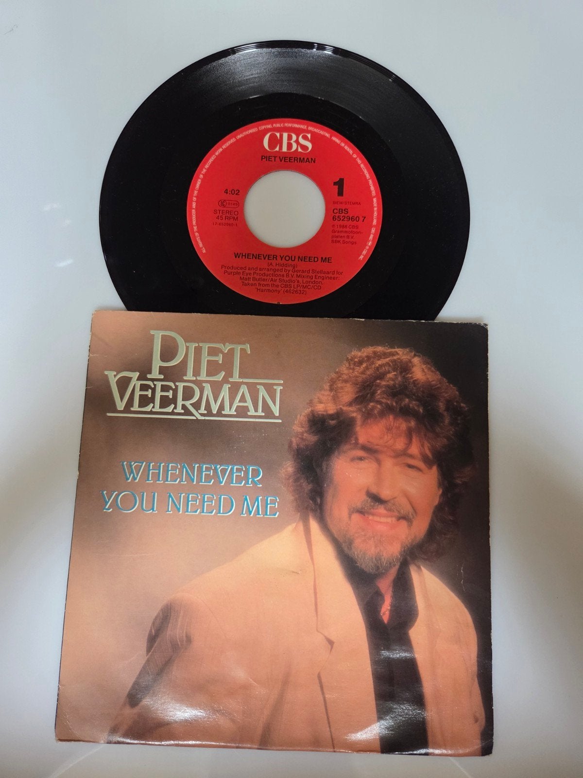 Piet Veerman - Whenever you need me, Ophalen of Verzenden, Gebruikt, 7 inch, Pop