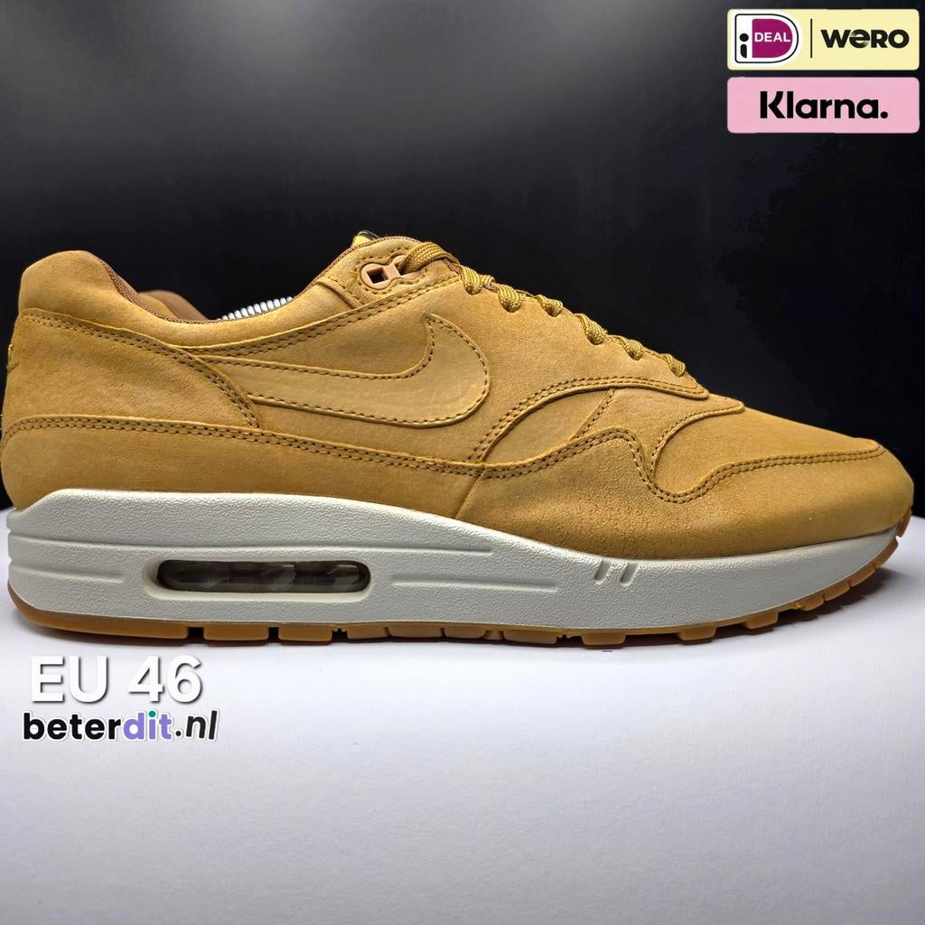 Nike Air Max 1 'Wheat'
Maat: 46, Kleding | Heren, Schoenen, Zo goed als nieuw, Sneakers of Gympen, Bruin, Ophalen of Verzenden