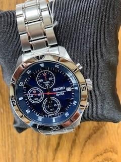 seiko herenhorloge, Sieraden, Tassen en Uiterlijk, Horloges | Heren, Ophalen, Staal, Polshorloge, Nieuw