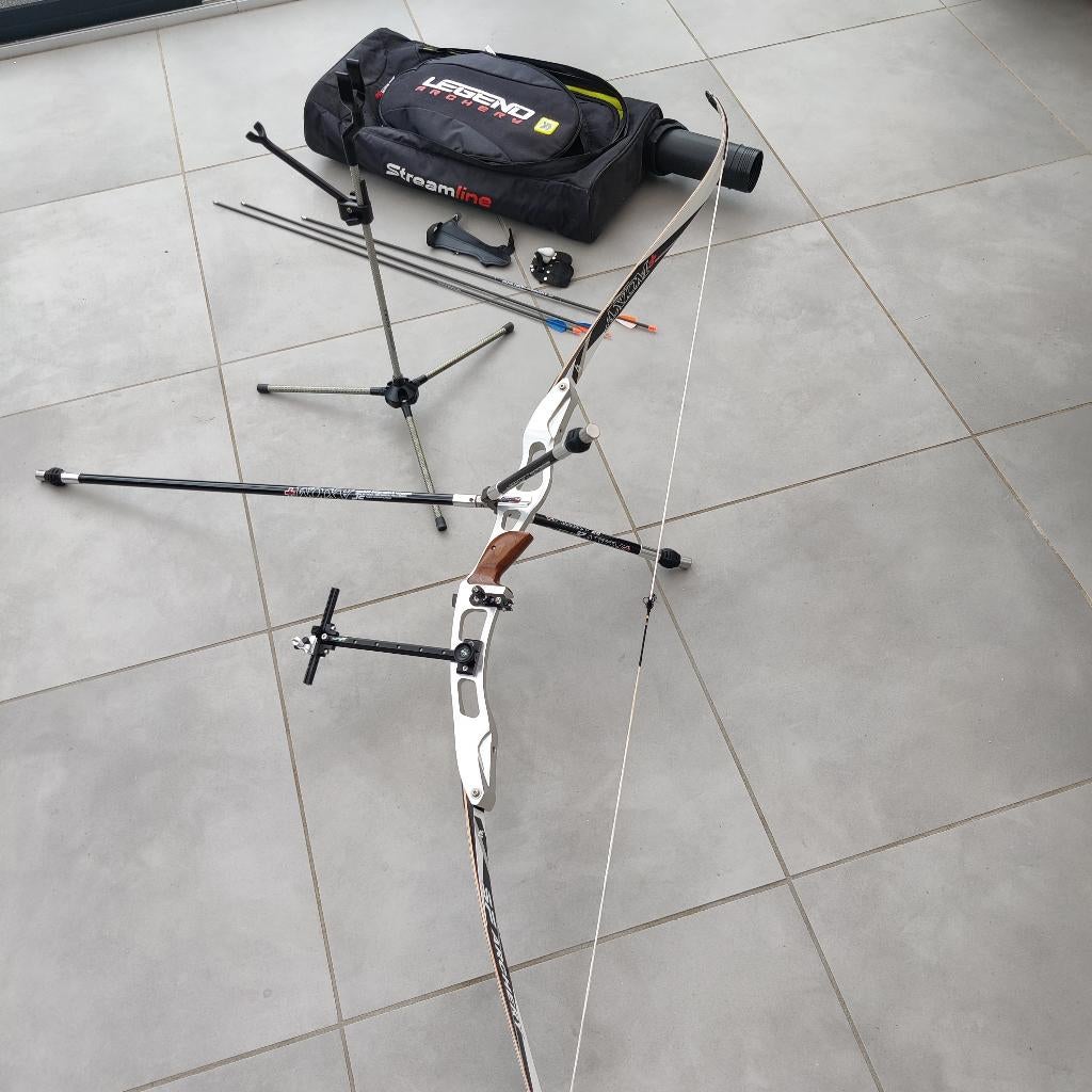 Recurve boog, Ophalen, Gebruikt, Recurveboog