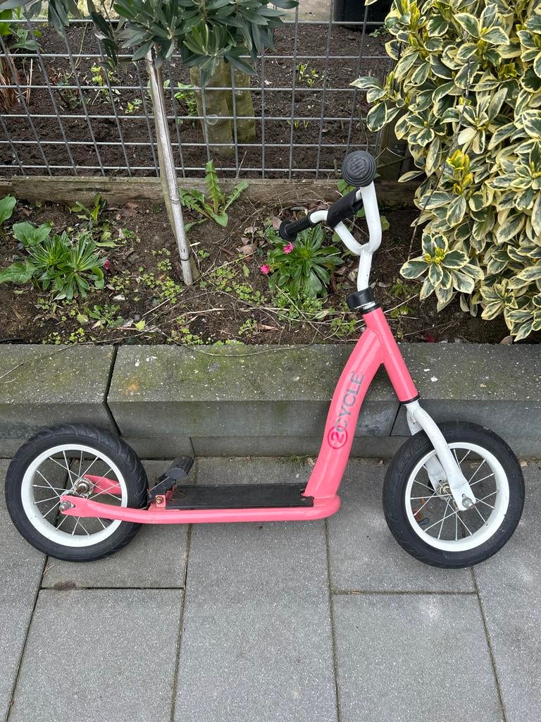 Roze step voor kinderen vanaf 4 jaar - 2Cycle, Ophalen, Gebruikt, Gewone step