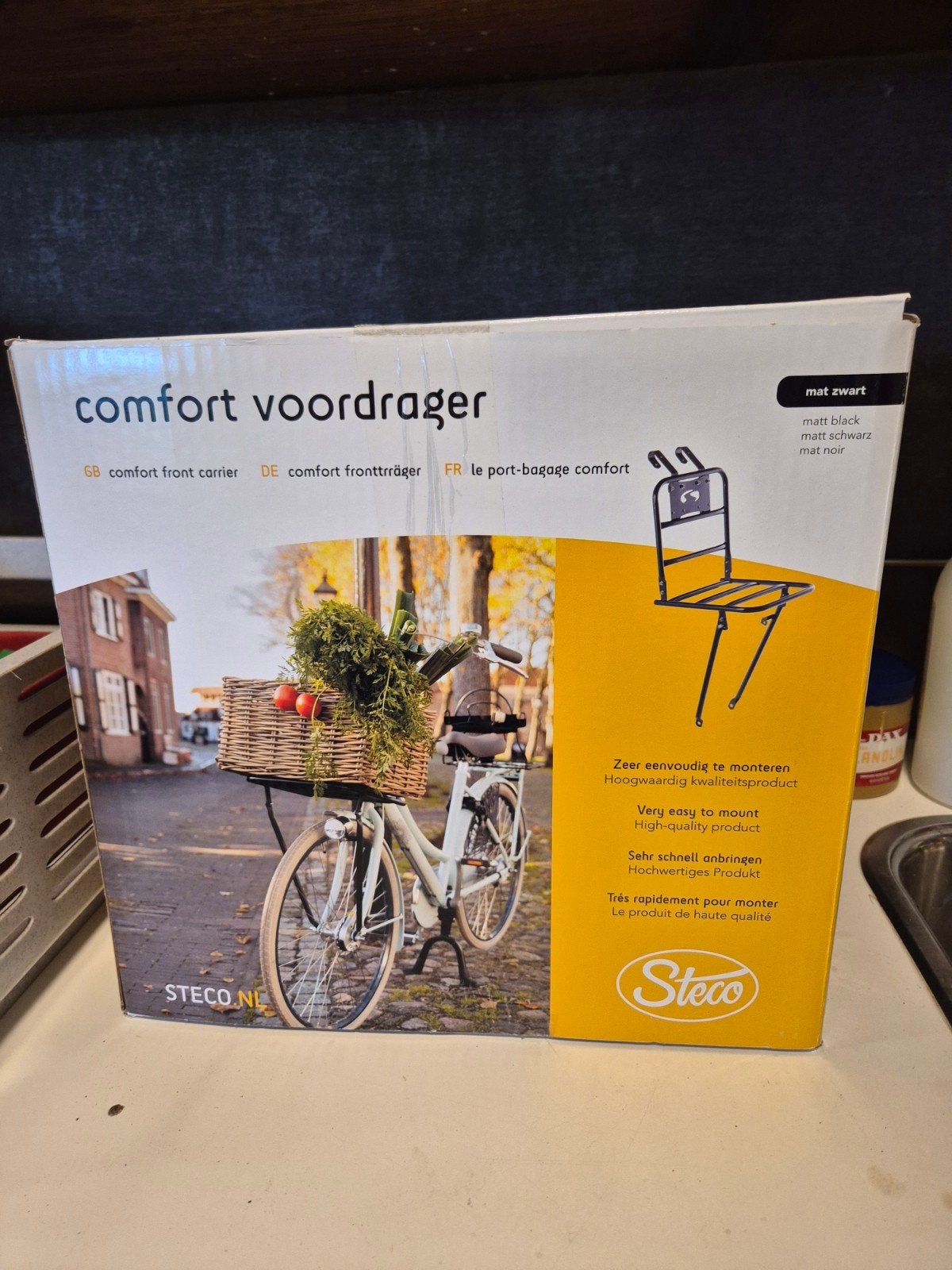 Steco Comfort Voordrager - Mat Zwart, Ophalen of Verzenden, Nieuw