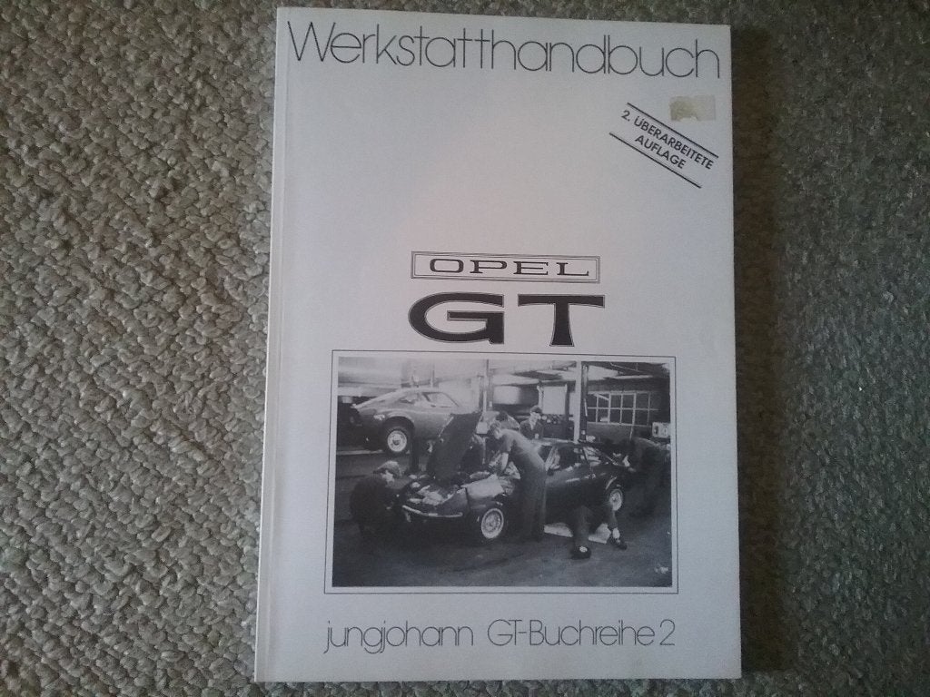 Opel GT Werkstatthandbuch 1968 (herdruk), Ophalen of Verzenden
