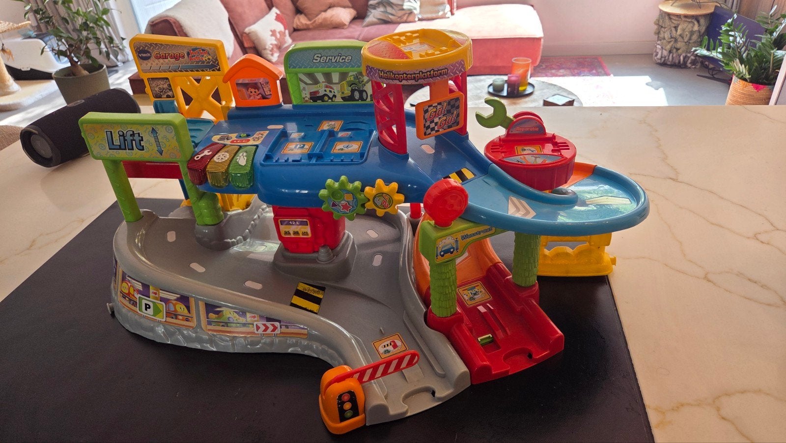 VTech Toet Toet Autogarage, baan en auto's, Ophalen of Verzenden, Gebruikt