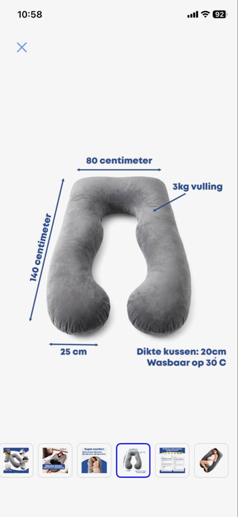 Nieuw voedingskussen / zwangerschapskussen - nooit gebruikt, Boeken, Zwangerschap en Opvoeding, Nieuw, Ophalen of Verzenden