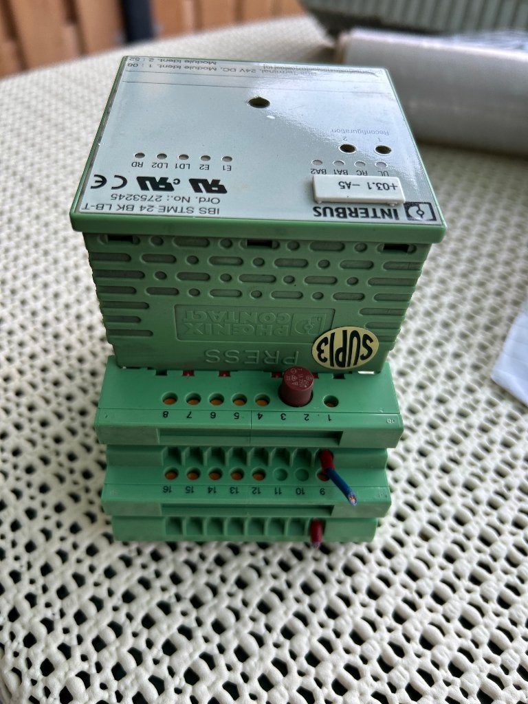 Phoenix Contact IBS STME 24 BK LB-T 2753245 Werkend, Ophalen of Verzenden, Gebruikt