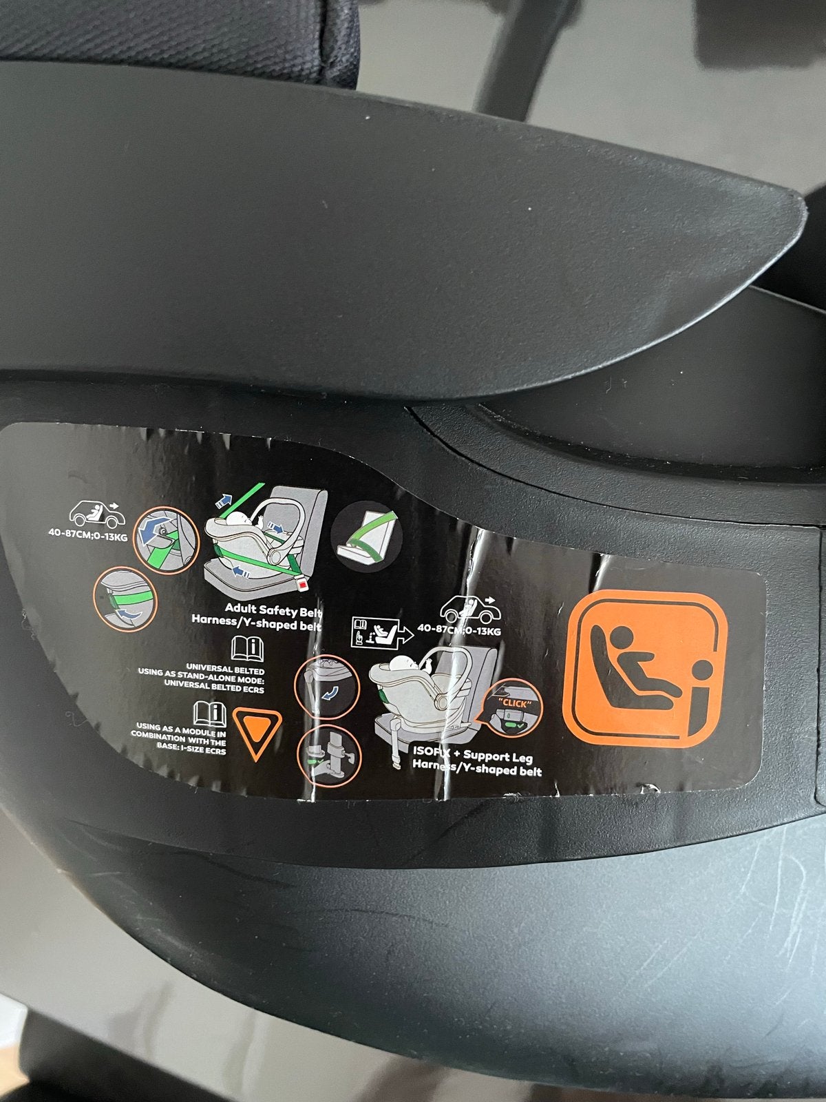 Novi Autostoeltje - Zo goed als nieuw, Kinderen en Baby's, Autostoeltjes, Autogordel of Isofix, Gebruikt, 0 t/m 13 kg, Ophalen