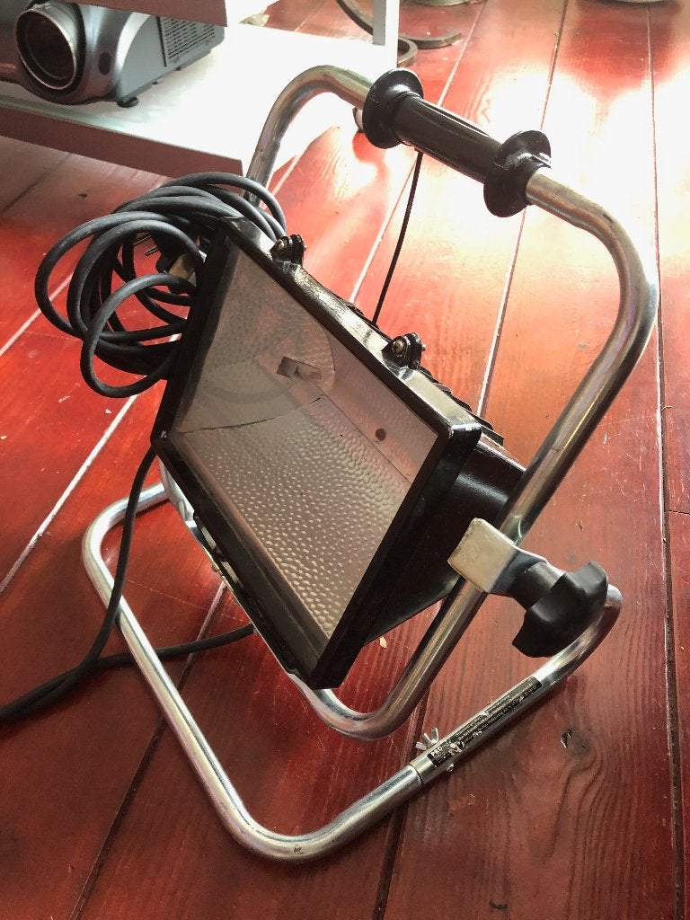 bouwlampen 2 stuks, Ophalen, Gebruikt, 500 watt of meer, Lamp
