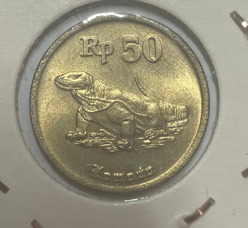 50 rupiah Indonesië 1992, Ophalen of Verzenden, Zuidoost-Azië