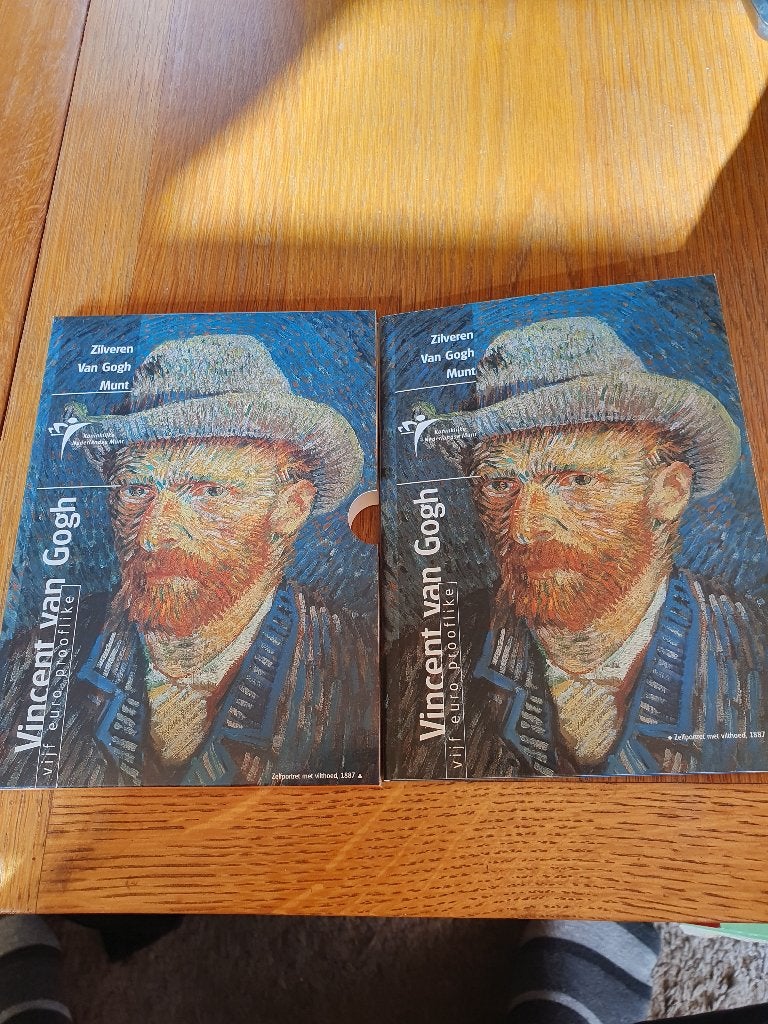 Vincent van Gogh zilver in blister, Koningin Beatrix, Zilver, Euro's, Verzenden