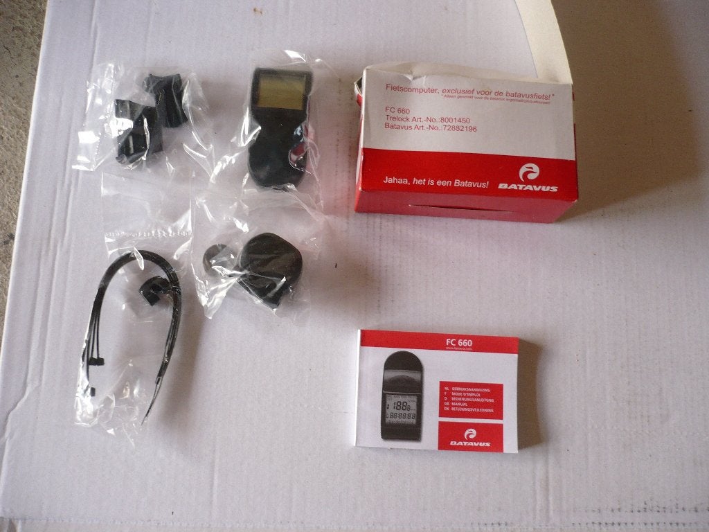 Nieuwe batavus fietscomputers FC660, Ophalen of Verzenden, Draadloos, Nieuw