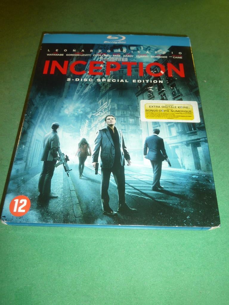 Inception Christopher Nolan Dubble  blu-ray, Verzenden, Zo goed als nieuw, Science Fiction en Fantasy